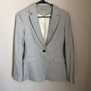 H&M Light Gray Single-Button Women's Blazer